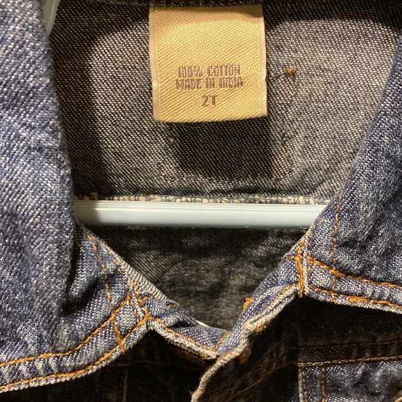 Toddler Western denim jacket. New with tags. - Picture 2 of 7